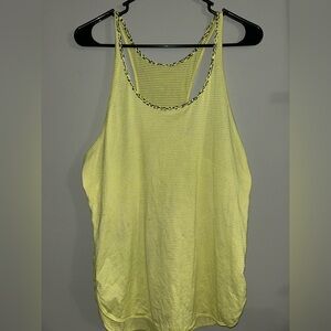 Lululemon Athletica Green Sleeveless Tank Top